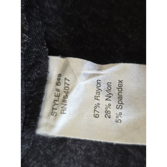 Cabi Charcoal Gray Sleeveless Pleated Neckline Sheath Dress Size 6 - Picture 6 of 6